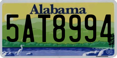 AL license plate 5AT8994