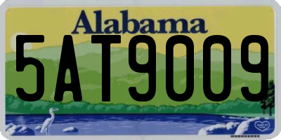 AL license plate 5AT9009
