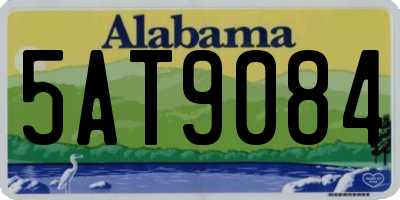AL license plate 5AT9084