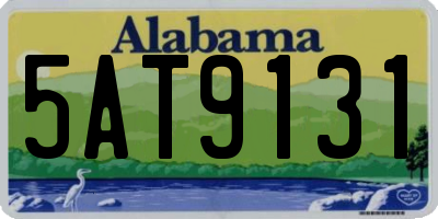 AL license plate 5AT9131