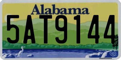 AL license plate 5AT9144