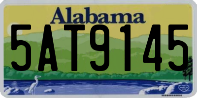 AL license plate 5AT9145