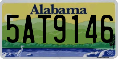 AL license plate 5AT9146