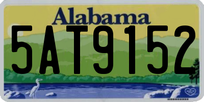 AL license plate 5AT9152