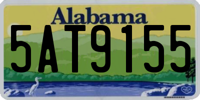 AL license plate 5AT9155