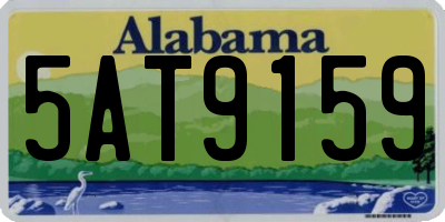 AL license plate 5AT9159