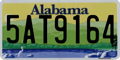 AL license plate 5AT9164