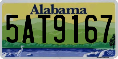 AL license plate 5AT9167