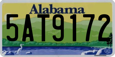 AL license plate 5AT9172
