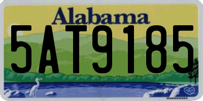 AL license plate 5AT9185