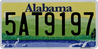 AL license plate 5AT9197