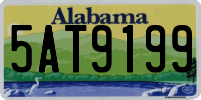AL license plate 5AT9199