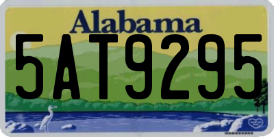 AL license plate 5AT9295
