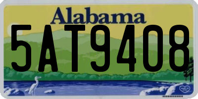 AL license plate 5AT9408