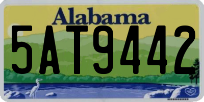 AL license plate 5AT9442