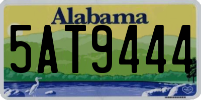 AL license plate 5AT9444