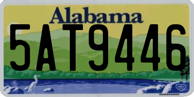 AL license plate 5AT9446