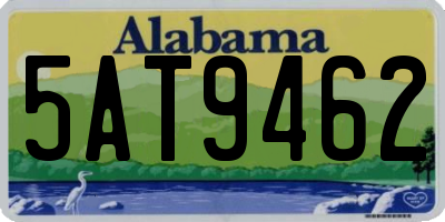 AL license plate 5AT9462