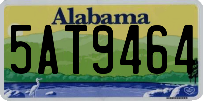 AL license plate 5AT9464