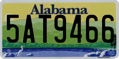 AL license plate 5AT9466