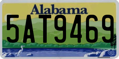AL license plate 5AT9469