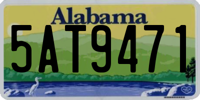 AL license plate 5AT9471