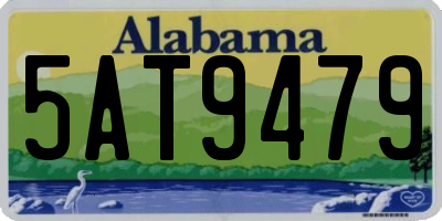 AL license plate 5AT9479