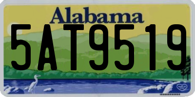 AL license plate 5AT9519