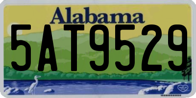 AL license plate 5AT9529