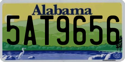 AL license plate 5AT9656