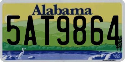 AL license plate 5AT9864