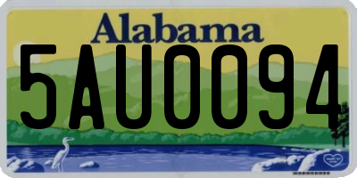 AL license plate 5AU0094
