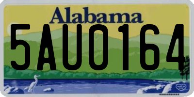 AL license plate 5AU0164