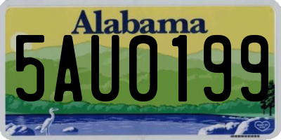 AL license plate 5AU0199
