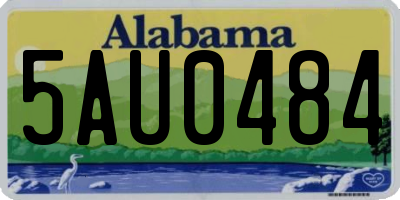 AL license plate 5AU0484