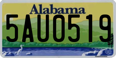 AL license plate 5AU0519