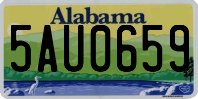 AL license plate 5AU0659