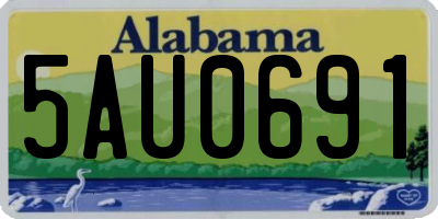 AL license plate 5AU0691