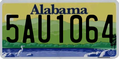 AL license plate 5AU1064