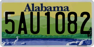 AL license plate 5AU1082