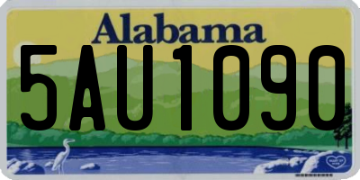 AL license plate 5AU1090