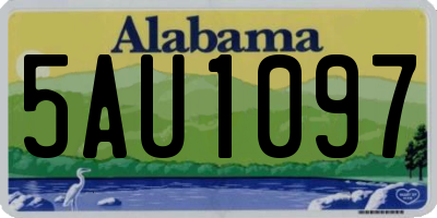 AL license plate 5AU1097