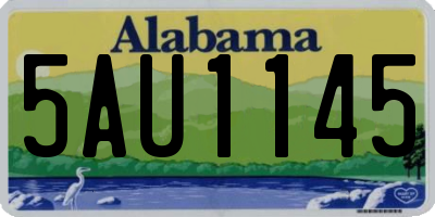 AL license plate 5AU1145
