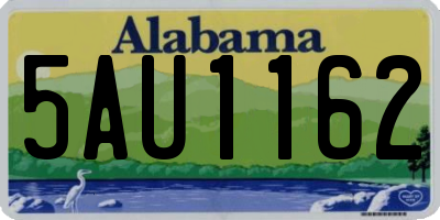AL license plate 5AU1162