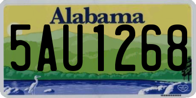 AL license plate 5AU1268