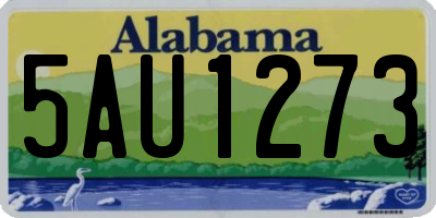AL license plate 5AU1273