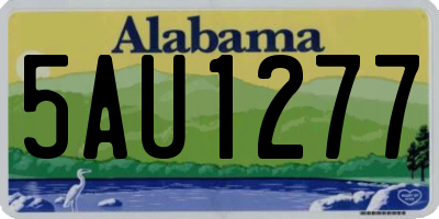 AL license plate 5AU1277