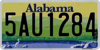 AL license plate 5AU1284