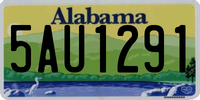 AL license plate 5AU1291