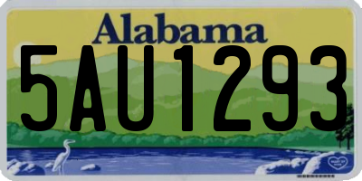 AL license plate 5AU1293